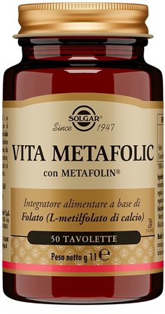 Solgar Vita Metafolic 50 Tavolette - Integratore Alimentare