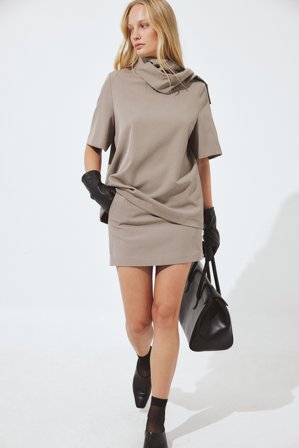 NA-KD Belt Loop Mini Skirt - Korte nederdele - Brun - EU 40