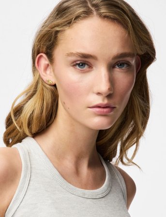 Pieces Pcdenna Earrings Box Wp - Gold - ONE SIZE