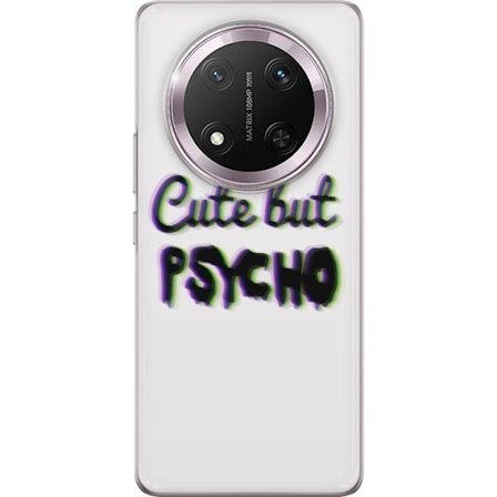 Kompatibel Mobilcover til Honor Magic7 Lite Rainbow-farvet legetøjsfigur med et glad ansigt og farverige cirkler i en legesyg studieillustration