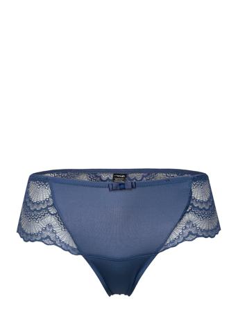 Tanya String Lingerie Panties Hipsters/boyshorts Blå Missya*Betinget Tilbud