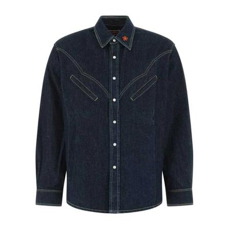 Kenzo Casual Shirts Blå, Herre Skjorter