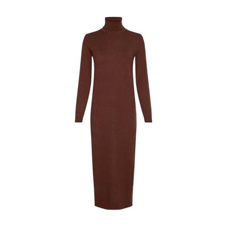 Calvin Klein, Knitted Dresses Bruin, Dames, Maat:L