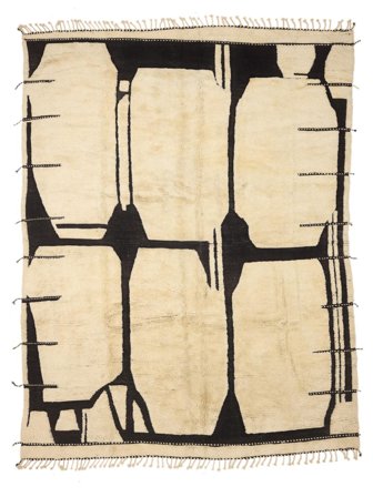 Groot Berber Moroccan - Mid Atlas 320X406 Wol, Vloerkleed