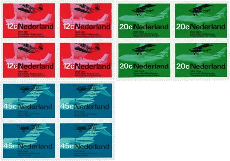 Holland 1968 - NVPH 909-911 - 4-blokke - Postfrisk