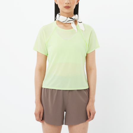 Salomon - T-shirt Shkout Air Crop Ss Tee W