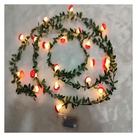 Solar Fairy Lights Svampe Fairy Lights 3M 20LED udendørs Fairy Lights Vandtæt indendørs Have Terrasse Party Juletræ Varm hvid?