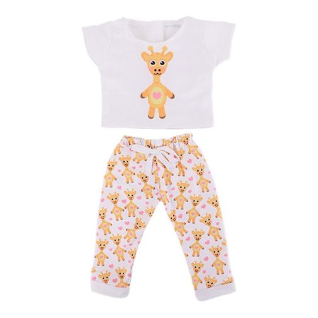2ST/ Set Doll Pyjamas Skjorta Byxor 3 3