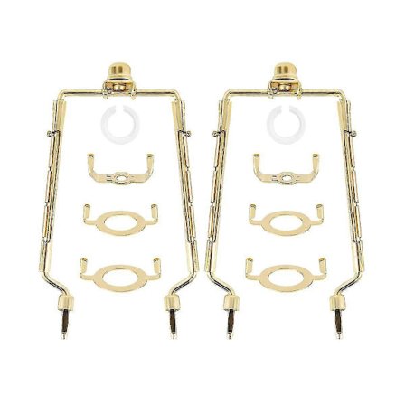 7 tuuman lampunvarjostin harppukiinnike säädettävä lamppu harppu sarja E14,e26,e27 valon pohjasovitin kultainen sarvikehys