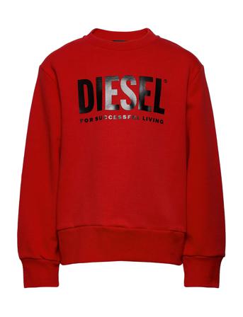 Screwdivision-Logo Over Sweat-Shirt Red Diesel