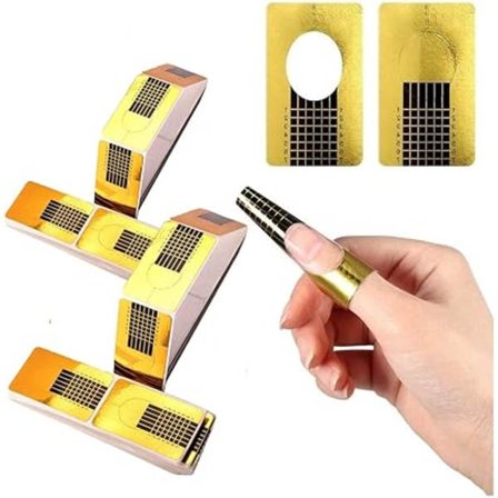 200 stk. gel neglekunst stencils, bygning gel stencil klistermærker, selv