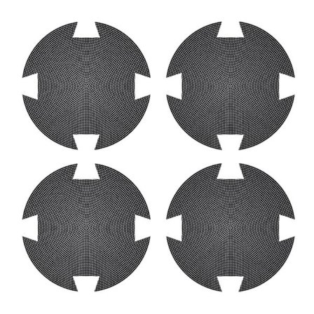 2kpl/4kpl jäähdytystuulettimen pölysuodatin pelikonsolin sisäinen pölyverkko ohuelle tuulettimelle tuuletinverkkoon pelitarvikkeita