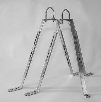 Televes VF-5075P Veggfeste 50-75 cm, for Ø30-50 mm rør, Antenneutstyr