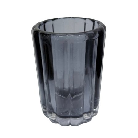Ljushållare Glas Grå 12 cm