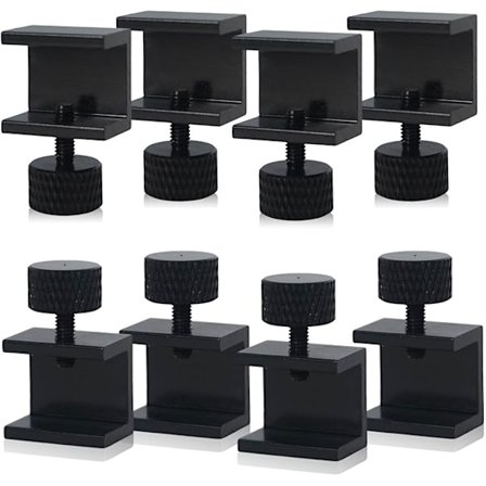 Bitar 3D-skrivarbäddklämma, 3D-skrivare Glasbädd Klämtillbehör för Ender 3s 3 Pro, 5 Pro, CR-20 Pro, CR-10S Pro