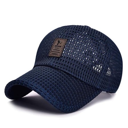 Sommer mesh baseball cap til mænd Justerbare åndbare kasketter mænd