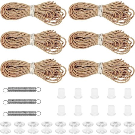 Reparationssæt til plisségardiner, udskiftningssæt til snore til persienner og vinduesgardiner