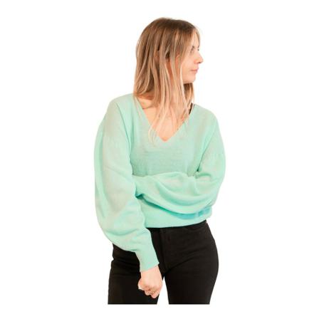 ViCOLO, 2047x V -neck shirts Groen, Dames, Maat:ONE Size