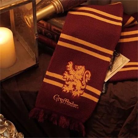 Harry Potter Halstørklæde Broderet Tyk Gryffindor til Halloween Julegave Gryffindor