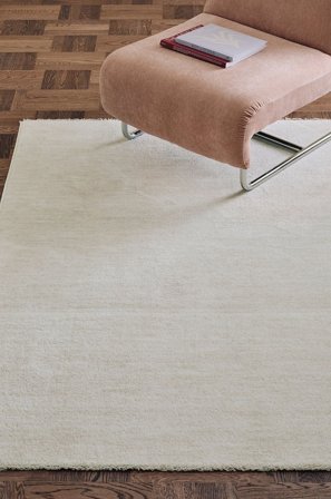 &Home - Matta Bunbury - Vit - Bomulls- & trasmattor - 80X240 - Från Homeroom