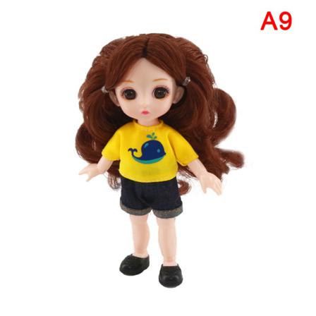 Bjd Casual Docka Fritidsmode Prinsessan Kläder Kostym Accessoarer
