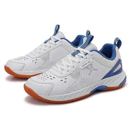 Unisex banesko til badminton, tennis og bordtennis - skridsikre træningssko med stødabsorbering