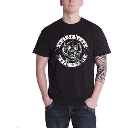 Motorhead Men Biker Badge kortärmad T-shirt