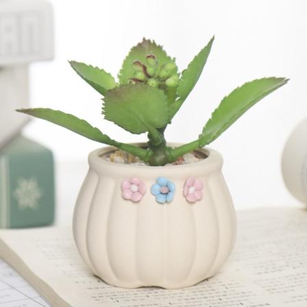 Små keramiska blomkrukor Suckulenta krukor med dräneringshål Kaktuskruka Planteringskrukor för suckulenter Kaktus style b