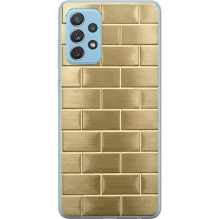 Mobilskal till Samsung Galaxy A72 5G med Gyllene Murstenar