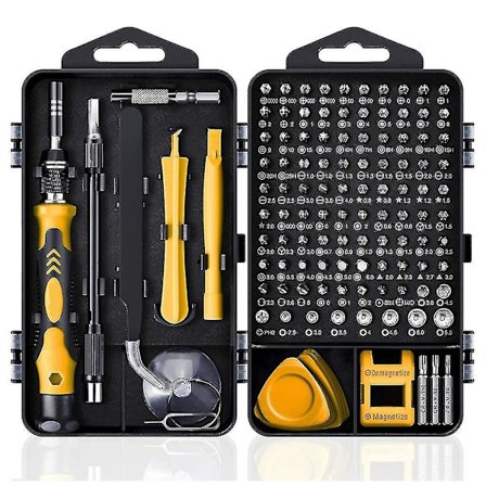 Computer Reparationssæt, 122 i 1 Magnetisk Laptop Skruetrækkersæt, Præcisionsskruetrækkersæt, Lille Slag Skruetrækkersæt Med Etui