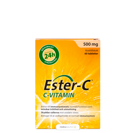 Ester-C C-Vitamin 500 mg 60 tabletter