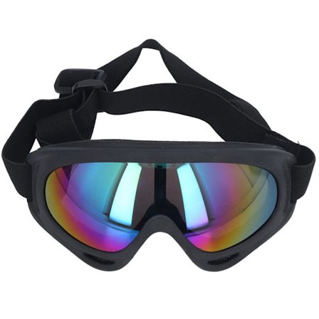 Hunde Solbriller UV Beskyttelse Vindtæt Øjenbeskyttende Farverig Linse Store Hundebriller Briller 3004 Sort Ramme