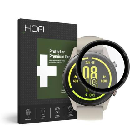2-PACK Xiaomi Mi Watch FullFrame 3D Tempered Glass 0,26mm 9H Transparent