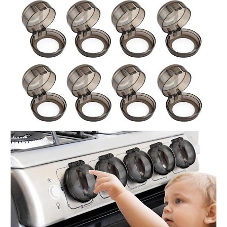 Gasspis Knoppskydd - 8 Delar - Universal - Knoppskydd i Plast