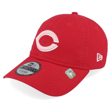 New Era - MLB Red unconstructed Czapka Z Daszkiem - Cincinnati Reds MLB24 Mothers Day 9TWENTY Red Dad Cap @ Hatstore
