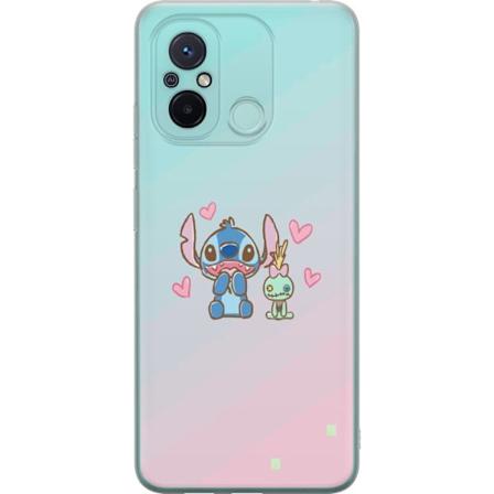 Xiaomi Redmi 12C Genomskinligt Skal Stitch Kärlek