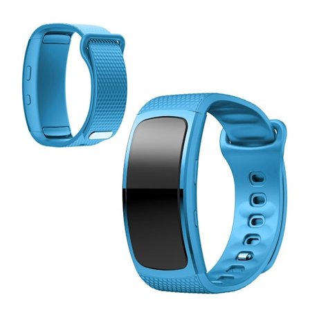 Samsung Gear Fit2 silicone watch band - Sky Blue Size: L