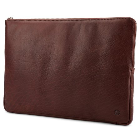 Montreal Tan Leather Small Laptop Sleeve for Men - Laptop sleeves