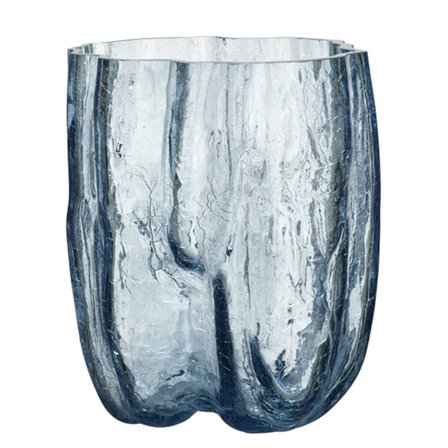 Kosta boda Crackle vase 270 mm, circular glass | KitchenOne