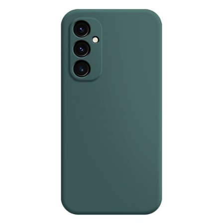 Skråt gummibelagt cover mod fald til Samsung Galaxy A14 - Sortliggrøn