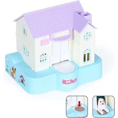 Hundegård Pengeboks, Sjove Elektriske Automatiske Tyveri Pengeboks Sparegris Legetøj Hund Sparkasse til Børn med Lyd- og Lyseffekter