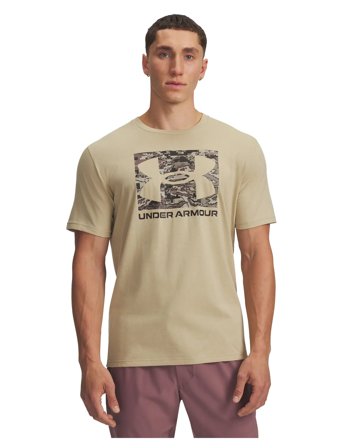Under Armour Ua Abc Camo Boxed Logo Ss - Khaki green - M