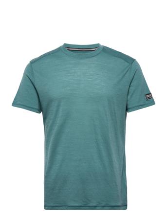 M Essential Ss T-shirts Short-sleeved Vihreä Super.natural