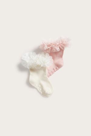 2 paria sukkia | Pinkki | Vauvat | Kappahl