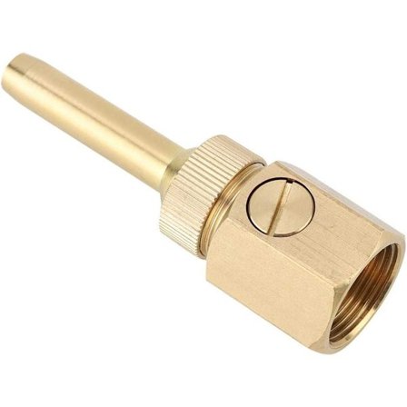 Messing Universal Justerbar Springvanddyse Lige Springvand