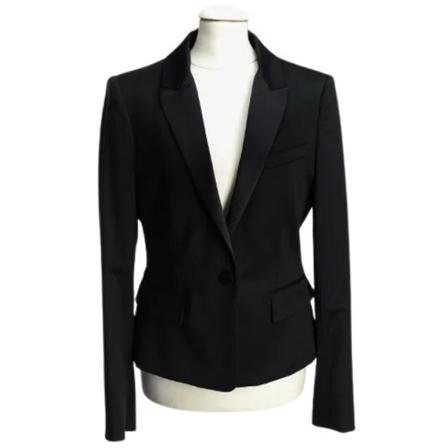 Burberry Vintage - Vintage Jackor - Svart - Dam - Storlek: L, Dam, Storlek: L