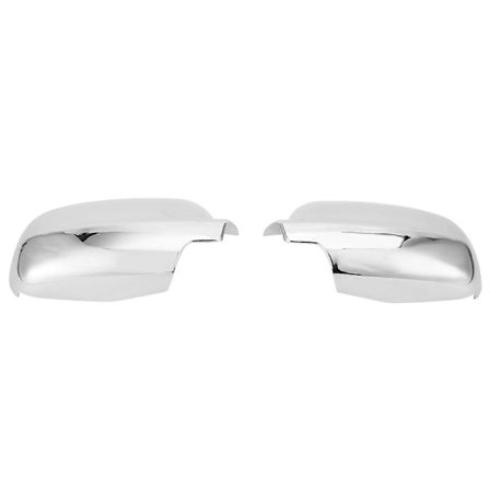 2 stk. Blank Sølv Dør Spejl Dækning Trim Bakspejl Hus Udskiftning til B5 2001-2006