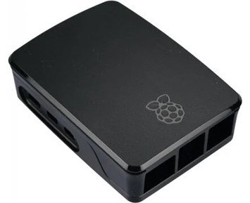 Raspberry Pi Foundation Raspberry Pi 5 Case Black/Grey with fan - Chassi med fläkt till Raspberry Pi 5