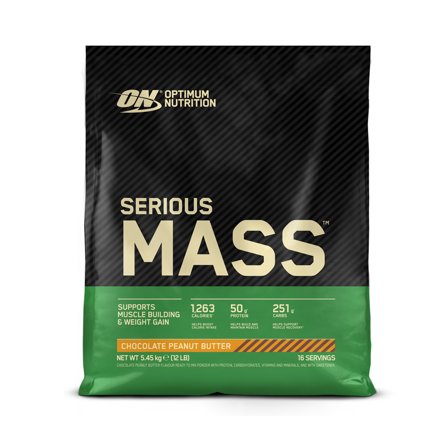 Optimum Nutrition Serious Mass Chocolate Peanut Butter - Kosttilskudd