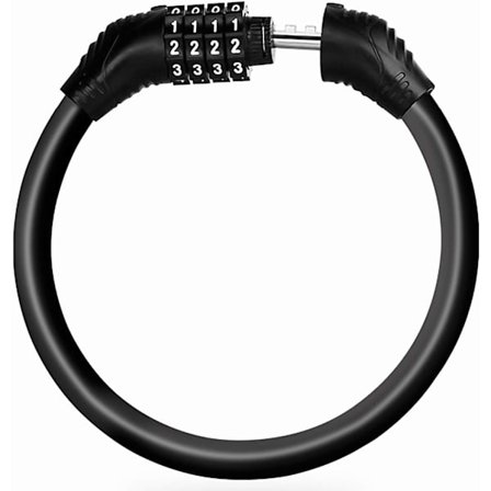 Cykelkabellås Kombinationsslås, Bærbar Cykel Lås med 4-cifret Kombination